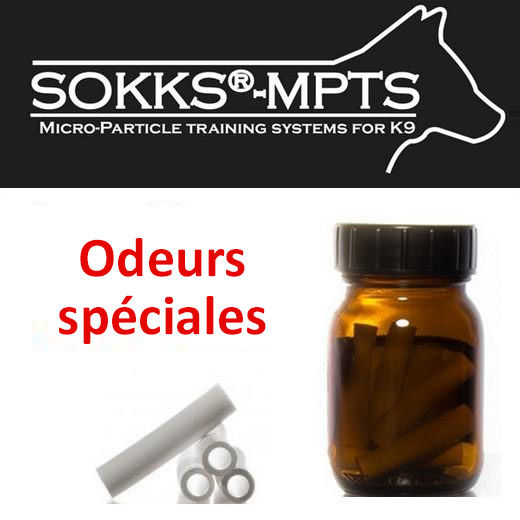 Sokks odeurs spéciales pour chien de détection et brigade canine